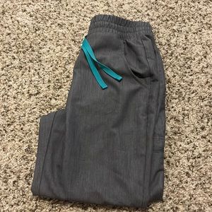 Graphite petite small high rise scrubs. Size small